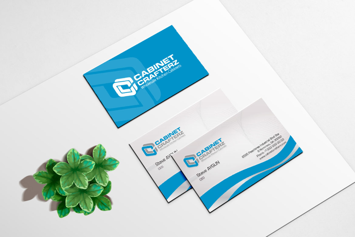 CABINET CRAFTERZ Business Card Mockup
