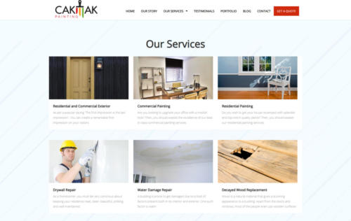 cakmakpainting.com services page